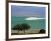 Mined Sea Salt at Shallow South End of the Dead Sea Near Ein Boqeq, Israel, Middle East-Robert Francis-Framed Photographic Print