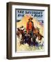 "Miner and Donkeys," Saturday Evening Post Cover, May 27, 1933-William Henry Dethlef Koerner-Framed Giclee Print