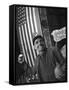 Miner at a Fairground, Conisbrough, Near Doncaster, South Yorkshire, 1955-Michael Walters-Framed Stretched Canvas