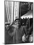 Miner at a Fairground, Conisbrough, Near Doncaster, South Yorkshire, 1955-Michael Walters-Mounted Photographic Print