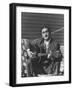 Miner Maurice Ruddick Playing Guitar-Carl Mydans-Framed Photographic Print