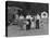 Miner Maurice Ruddick with Family and Friends Walking Near Segregated Camp Site-Carl Mydans-Stretched Canvas