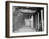 Miner Working in a Coal Mine Photograph-Lantern Press-Framed Art Print