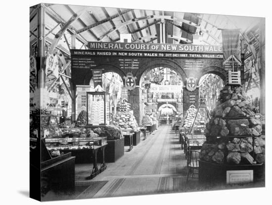 Mineral Court of New South Wales, Centennial International Exhibition, Australia, 1888-O'Shamessy-Stretched Canvas