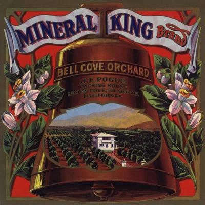 'Mineral King Brand Lemon Cove, California Citrus Crate Label
