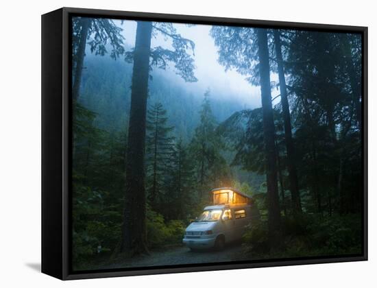 Mineral Park Campground, Mount Baker-Snoqualmie National Forest, Washington-Ethan Welty-Framed Stretched Canvas