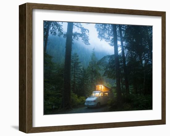 Mineral Park Campground, Mount Baker-Snoqualmie National Forest, Washington-Ethan Welty-Framed Photographic Print