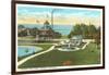 Mineral Well Park, Petoskey, Michigan-null-Framed Art Print