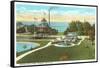 Mineral Well Park, Petoskey, Michigan-null-Framed Stretched Canvas