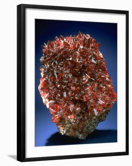 MineralCalendar: Rhodochrosite. South Africa-null-Framed Photographic Print