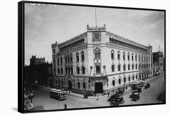 Mineria Building-null-Framed Stretched Canvas