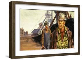 Miners and Mine-null-Framed Giclee Print