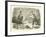 Miners at Work under the Fort, June 1863-null-Framed Giclee Print