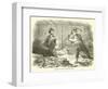 Miners at Work under the Fort, June 1863-null-Framed Giclee Print