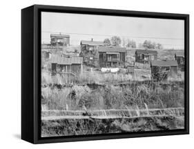 Miners' houses near Birmingham, Alabama, 1935-Walker Evans-Framed Stretched Canvas