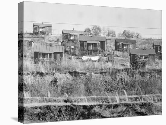 Miners' houses near Birmingham, Alabama, 1935-Walker Evans-Stretched Canvas