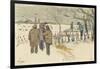 Miners in the Snow-Vincent van Gogh-Framed Giclee Print