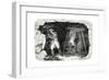 Miners' Lamp. Miners at Work-null-Framed Giclee Print