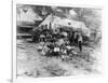 Miners on Strike in West Virginia Photograph - Lick Creek, WV-Lantern Press-Framed Art Print