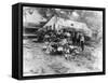 Miners on Strike in West Virginia Photograph - Lick Creek, WV-Lantern Press-Framed Stretched Canvas