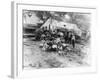 Miners on Strike in West Virginia Photograph - Lick Creek, WV-Lantern Press-Framed Art Print