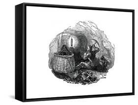 Miners' Safety Lamp, 1833-Jackson-Framed Stretched Canvas