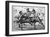 Miners Weighing their Gold, 19th Century-Britton & Rey-Framed Giclee Print