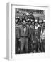 Miners with Boss of Communist Run Miners Union in Bolivia Ireno Pimentel-Dmitri Kessel-Framed Photographic Print