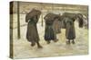 Miners' Wives Carrying Sacks of Coal, 1882-Vincent van Gogh-Stretched Canvas