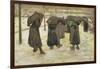 Miners' Wives Carrying Sacks of Coal, 1882-Vincent van Gogh-Framed Giclee Print