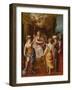 Minerva, Abundance and Fortune (Oil on Copper)-Hendrik van the Elder Balen-Framed Giclee Print