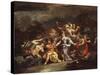 Minerva as the Patroness of Arts and Sciences-Luca Giordano-Stretched Canvas