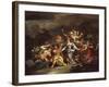 Minerva as the Patroness of Arts and Sciences-Luca Giordano-Framed Giclee Print