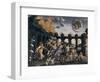 Minerva Chases the Vices from the Garden of Virtue, c.1052-Andrea Mantegna-Framed Premium Giclee Print