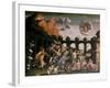 Minerva Chasing the Vices from the Garden of Virtue, C1502-Andrea Mantegna-Framed Giclee Print