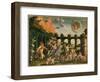 Minerva Chasing the Vices from the Garden of Virtue-Andrea Mantegna-Framed Giclee Print