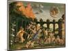 Minerva Chasing the Vices from the Garden of Virtue-Andrea Mantegna-Mounted Giclee Print