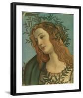 Minerva (detail)-Sandro Botticelli-Framed Premium Giclee Print