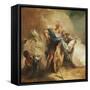 Minerva Dictating Laws-Giovanni Battista Tiepolo-Framed Stretched Canvas