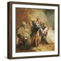 Minerva Dictating Laws-Giovanni Battista Tiepolo-Framed Giclee Print