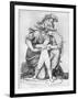 Minerva Directing the Arrow of Cupid, Late 18th-Early 19th Century-Richard Cosway-Framed Giclee Print