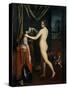 Minerva Dressing-Lavinia Fontana-Stretched Canvas