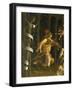 Minerva Expelling the Vices of the Garden of Virtue-Andrea Mantegna-Framed Giclee Print