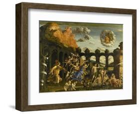 Minerva Expelling the Vices of the Garden of Virtue-Andrea Mantegna-Framed Giclee Print