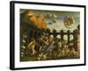 Minerva Expelling the Vices of the Garden of Virtue-Andrea Mantegna-Framed Giclee Print