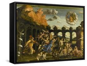 Minerva Expelling the Vices of the Garden of Virtue-Andrea Mantegna-Framed Stretched Canvas