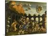 Minerva Expelling the Vices of the Garden of Virtue-Andrea Mantegna-Stretched Canvas