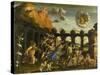 Minerva Expelling the Vices of the Garden of Virtue-Andrea Mantegna-Stretched Canvas