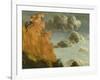 Minerva Expelling the Vices of the Garden of Virtue-Andrea Mantegna-Framed Giclee Print