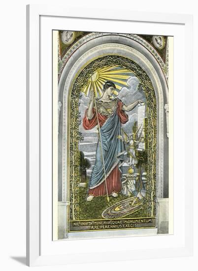 Minerva, Library of Congress, Washington, DC-null-Framed Art Print